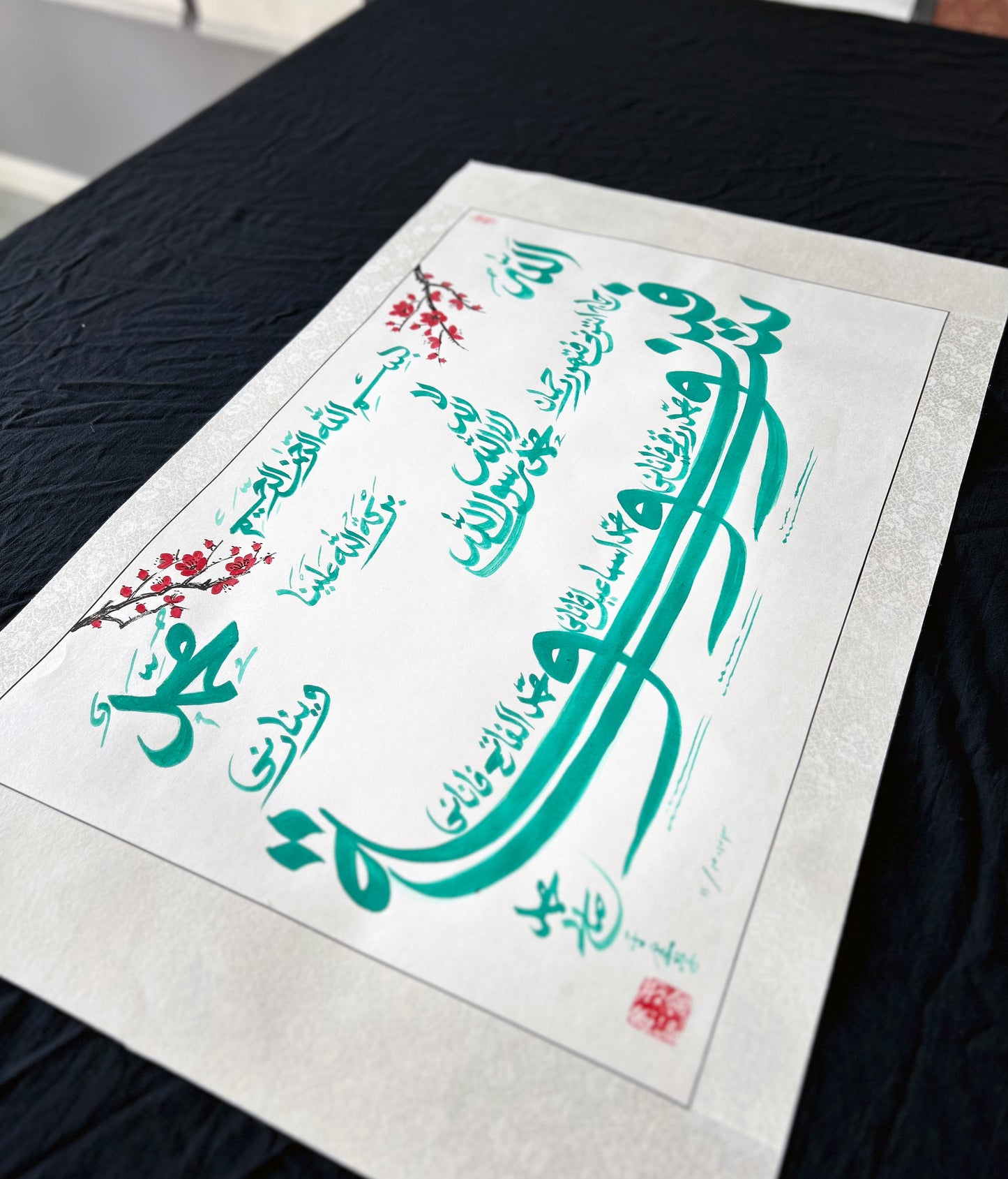 Customize Handwriting Family Names Calligraphy by Imam SolehYu - Soleh Yu's Calligraphy Online Store